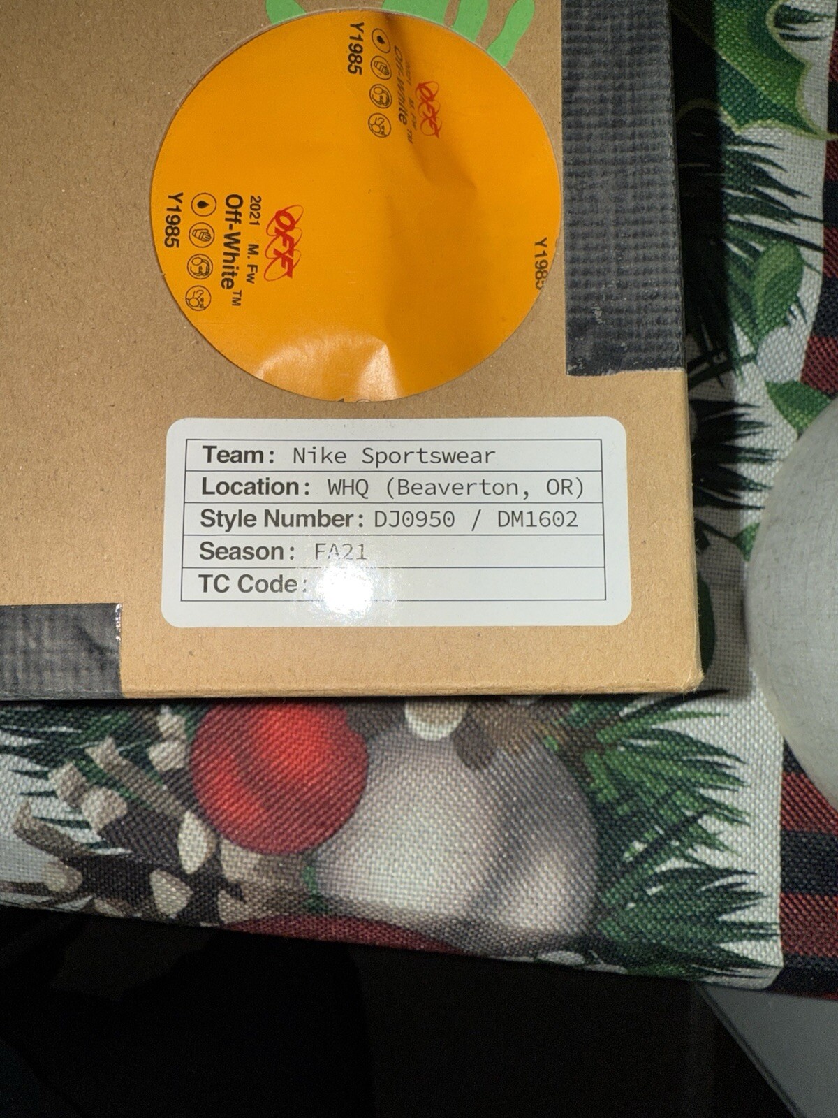 OFF WHITE X NIKE Taglia 9 Nike Off White x Dunk Low Lotto 02 di 50