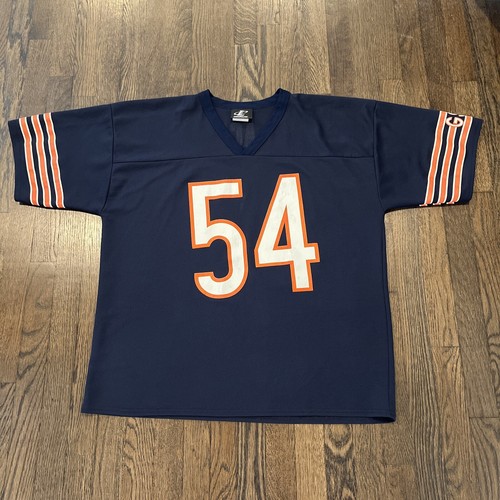 Chicago Bears Jersey Urlacher XL Mens Logo Athletic Blue - Picture 10 of 10
