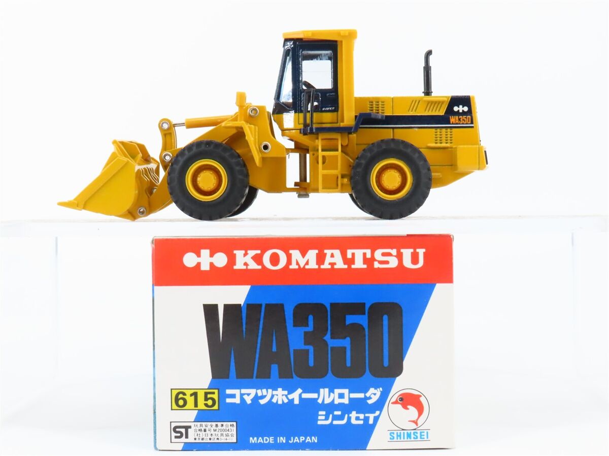 1:50 Scale Die-Cast Shinsei 615 Komatsu WA350 Wheel Loader 1:50 Scale Die-Cast Shinsei 615 Komatsu WA350 Wheel Loader