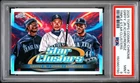 KEN GRIFFEY JR ICHIRO JULIO 2025 Topps Cosmic Chrome Triple Star Clusters PSA 9