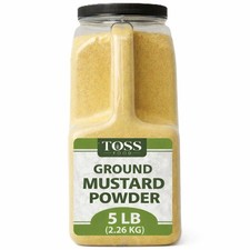 TOSS Ground Mustard Powder 5 LB Bulk Cooking 19.2 cm x 13 x 27.3