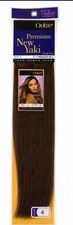 4 Pack Outre Premium Yaki Medium Brown Weft Type Hair Extension 16inch
