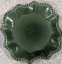 California Pantry Classic Ceramics 6" Square Green Plate 