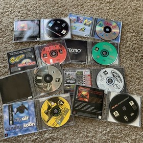 x84 PS1 Video Game Lot! Untested - Some Complete - Metal Gear Army Men NBA Qbert