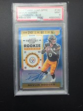 DEVLIN HODGES 2019 PANINI CONTENDERS PLAYOFF TICKET ROOKIE AUTO BLUE RC /99