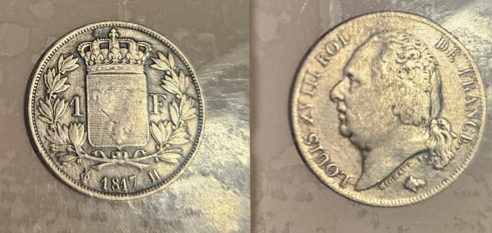 1 franc 1817 H - Photo 1/1