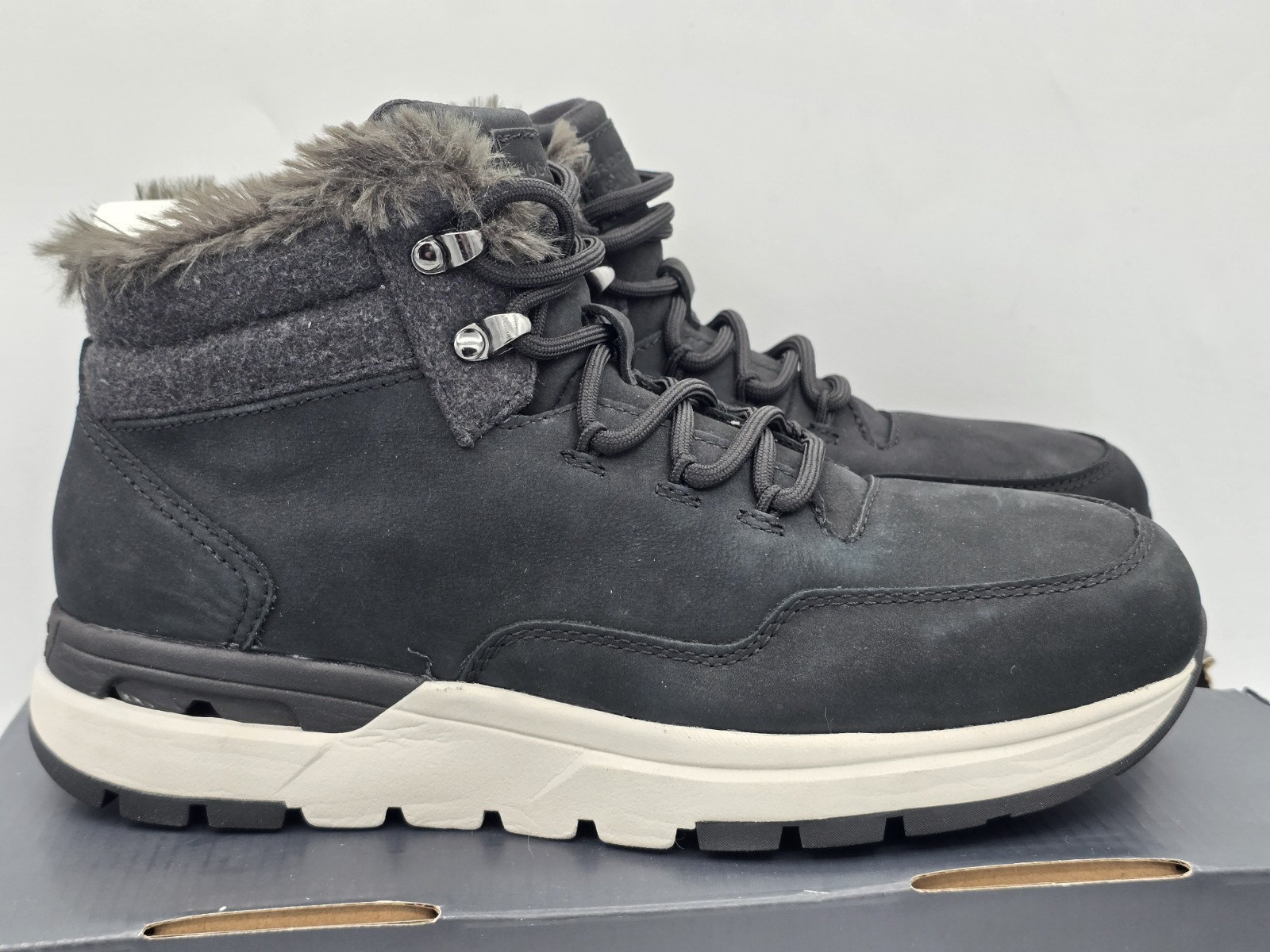 Rockport Women’s Pulse Tech Work Safety Boots – Black, Size 8M - RK778