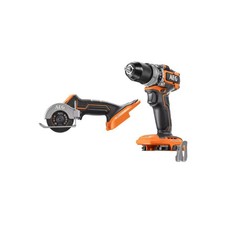 Pack AEG Perceuse à percussion - Mini scie multi-matériaux - 18 V - Subcompact