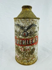 Rare Vintage Koehler’s Cone Top Beer Can Breweriana Collectible