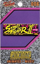 Image of Pinfinity Street Fighter 2 Augmented Reality Pin SF II Arcade Marquee Anim