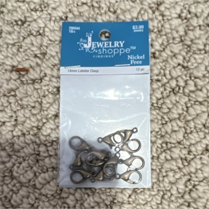 The Jewelry Shoppe Lobster Claw Clasp 14mm Nickel Free 12pcs