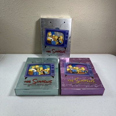 #ad The Simpsons The Complete 1 3 Seasons DVD 3 Disc Set Collectors Edition $39.99