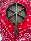 BSR Cast Iron CornBread Skillet 6CBS Birmingham Stove & Range 6 inch 6 Wedge