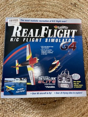 Futaba Great Planes RC Real Flight G4 Simulator InterLink Elite Complete 4-DISC