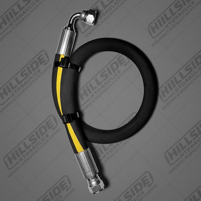 #ad #ad 5 8” Hydraulic Hose Assembly #10 FEMALE JIC 37 Degree Fittings Straight 90 $39.89