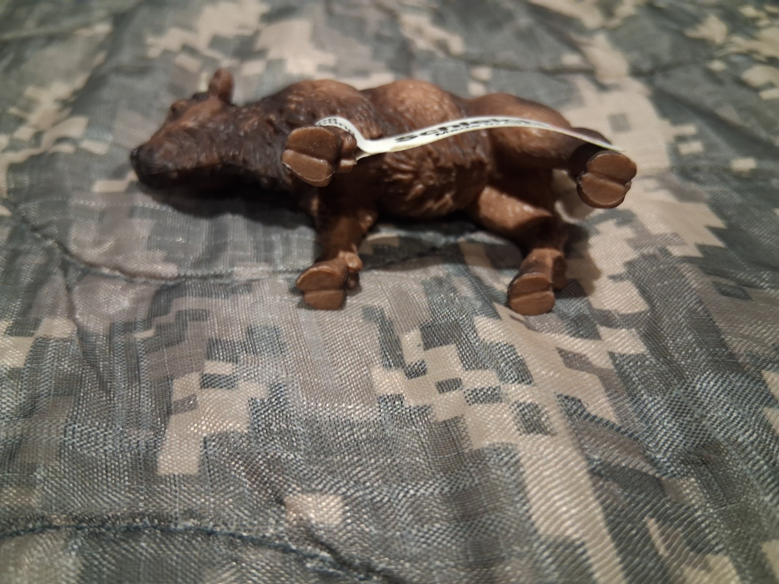 Schleich - 2004 Brown American BISON CALF Buffalo Animal Figure NWT