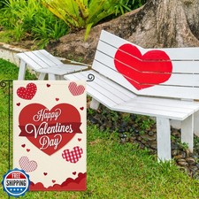 3 Pack Valentine Day Garden Flag St Patricks Day Garden Flag Easter Garden Fl...