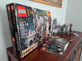 LEGO Lord of the Rings Battle of Helms Deep Set 9474 Used 99% Complete with figs