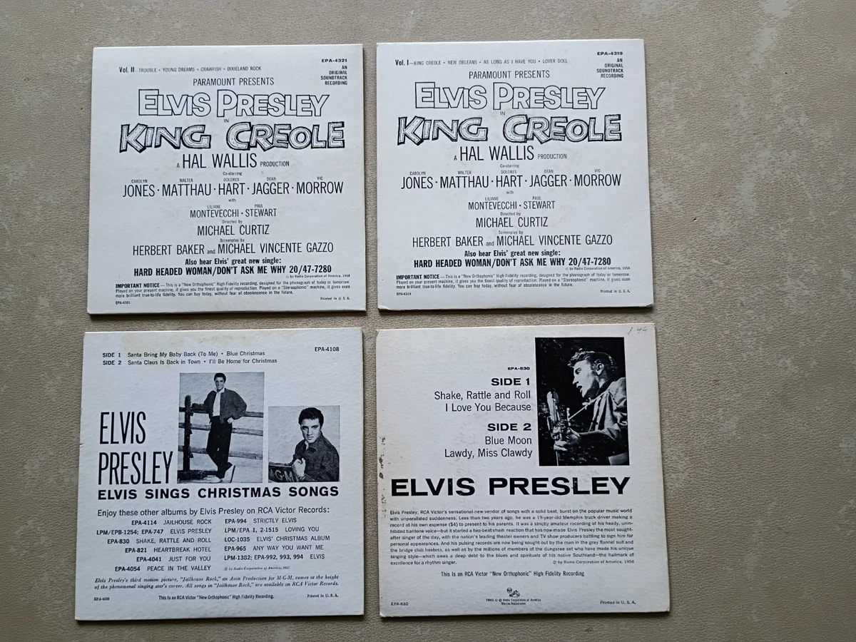 Elvis Presley Record Collection, + misc  45's with vintage case, over 60 records