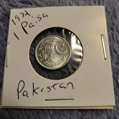 1972 Pakistan ๐ต๐ฐ 1 Paisa Coin - Picture 2 of 6
