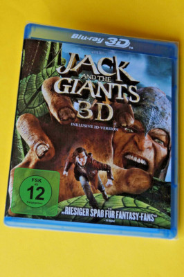 Jack and the Giants in 3D-2D+3D Blu-ray-2 Blu-ray-NEU/OVP