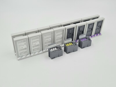 Zombicide Gefängnisausbruch 3D aufklappbare Gefängniszellentüren & Schalter