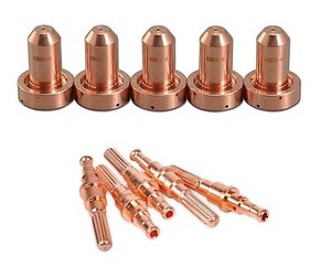 Plasma Cutting Electrode Nozzle Drag Tip Standoff Guide Shield Cup O-Ring Fit Thermal Dynamics SL60 / SL100 Torch PK19