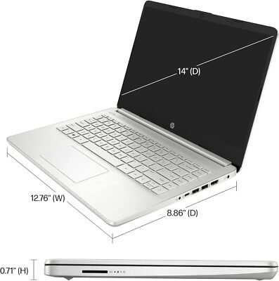 HP Laptop 14インチ シルバー HP 14 inch Laptop, FHD Display, 13th Generation Intel Core i7