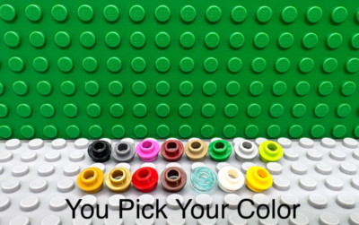 LEGO 1x1 Round Plate Dot with Open Stud ''You Pick Your Color and Qty'' NEW