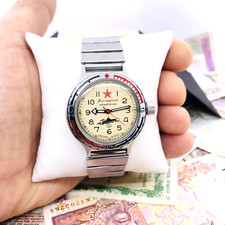     Stainless steel Antimagnetic Amphibian Vostok Wostok Watch Amphibia Submarine