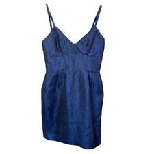 Anthropologie Hutch Metallic Pocket Mini Dress Size 8