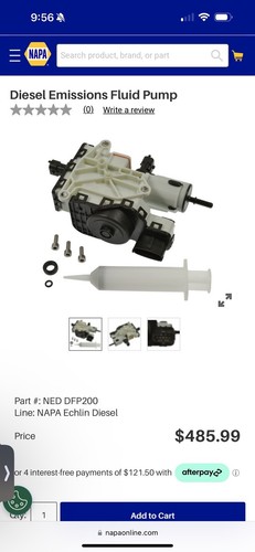 Diesel Emissions Fluid Pump - Picture 2 of 4
