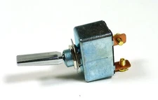 High Current 50 Amp 12V DC Automotive Chrome Toggle Switch SPST On-Off Marine