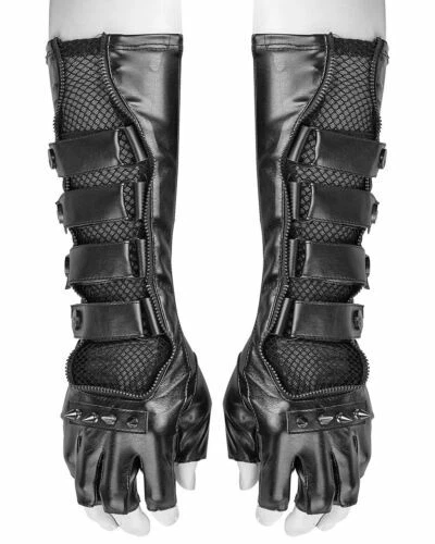 Guantes y manoplas de hombre de piel sintética