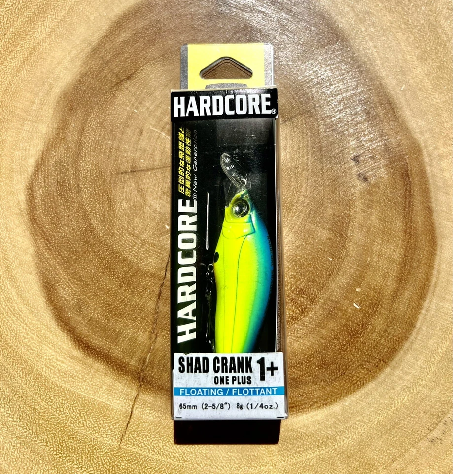 Duel Hardcore Shad Crankbait 1+ ¡Nuevo sellado de fábrica! ¡Envío gratis! ¡NUEVO CON ETIQUETAS! Foto 3 de 4