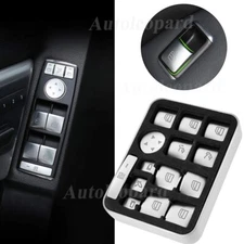 Car Window Glass Lift Button Trim for Benz A/B/W204/W212/GLA/CLA/GLK/GL/ML/GLE