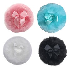 2pcs Baby Powder Puff Ultra Soft Round Face Body Powder Puff for Baby Kid Adult