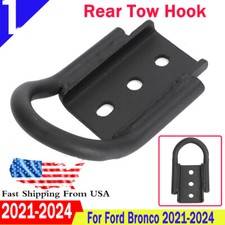 For Ford Bronco 2021-2024 Trailer Single Rear Tow Hook Black Mb3c-5b137-bb Black
