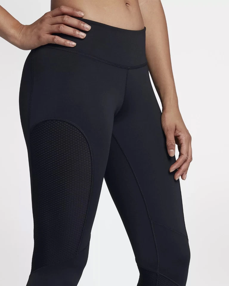 WOMENS NIKE POWER TIGHT FIT YOGA PILATES BARRE GYM TRAINING TIGHTS - MED - $100 - Image 3 of 4