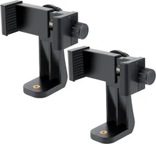2 Smartphone Holder Tripod Adapter Cell Phone Bracket Mount for Selfie Stick