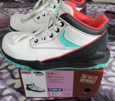 AVENGER Work Boots REACTION Women's INDUSTRIAL Safety-Toe SHOE Size 10 Suede