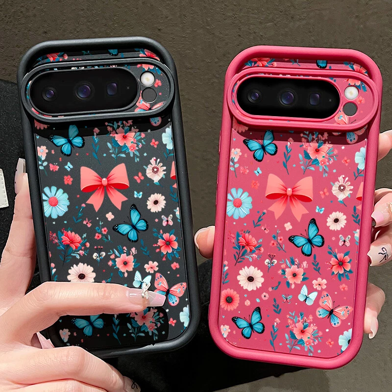 Case For Google Pixel 9 Pro XL 8 7 Pro 8A 7A Shockproof Soft Buttefly Bow Cover - Image 2 of 4