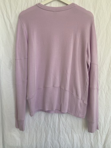 ATHLETA GIRL SO GIFTED LILAC SWEATSHIRT LONG SLEEVE FRONT POCKET Size XXL / 16 - Picture 6 of 10