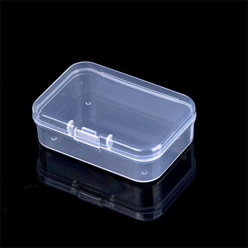 Bulk Mini Square Clear Plastic Small Box Jewelry Storage Container Beads Case AU - Picture 4 of 7