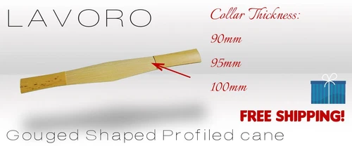 LAVORO 5 pieces Bassoon Cane GOUGED SHAPED PROFILED PREMIUM QUALITY