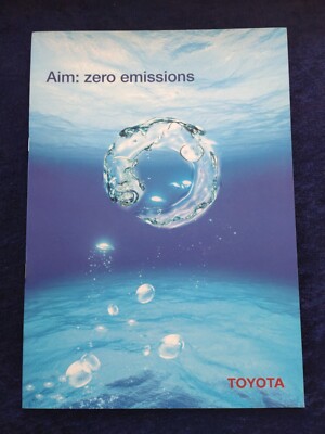 Toyota Aim Zero Emissions Prospekt Prius Avensis englisch 