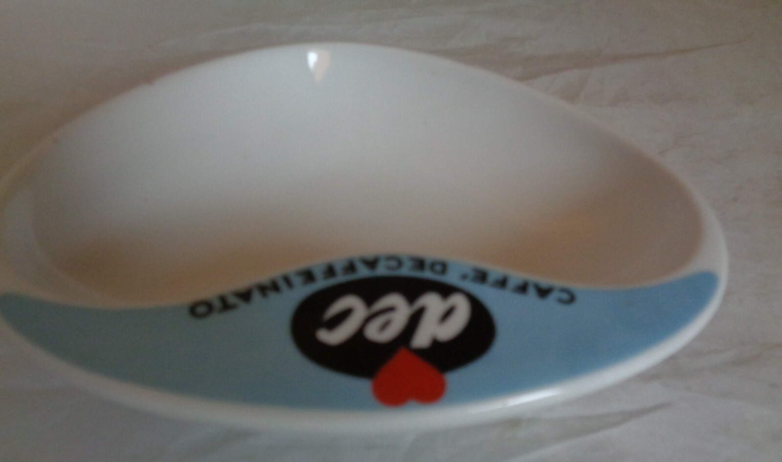 ANTONIA CAMPO LAVAZZA ASHTRAY VERBANO LAVENO ADVERTISING CERAMIC 1950s