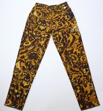 New Gianni Versace 1992 pants trousers 50 US 32 - 34 leopard floral
