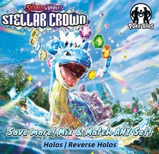 Stellar Crown Singles SV07: TCG Holos & Reverse Holos – Pick Your Card