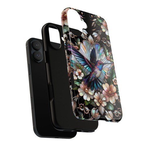 Hummingbird Phone Case, Faux Mother of Pearl Design | X122 - 第 28/272 張圖片